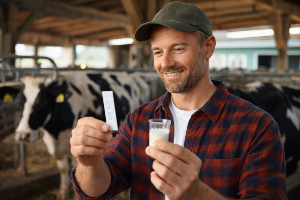 testy na antybiotyki w mleku